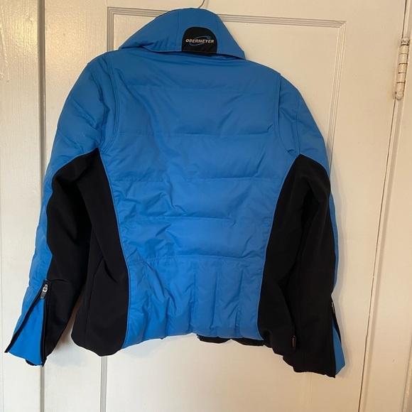 Obermeyer Goose Down Waterproof Snow Puffer Jacket Size 8 - Picture 9 of 16